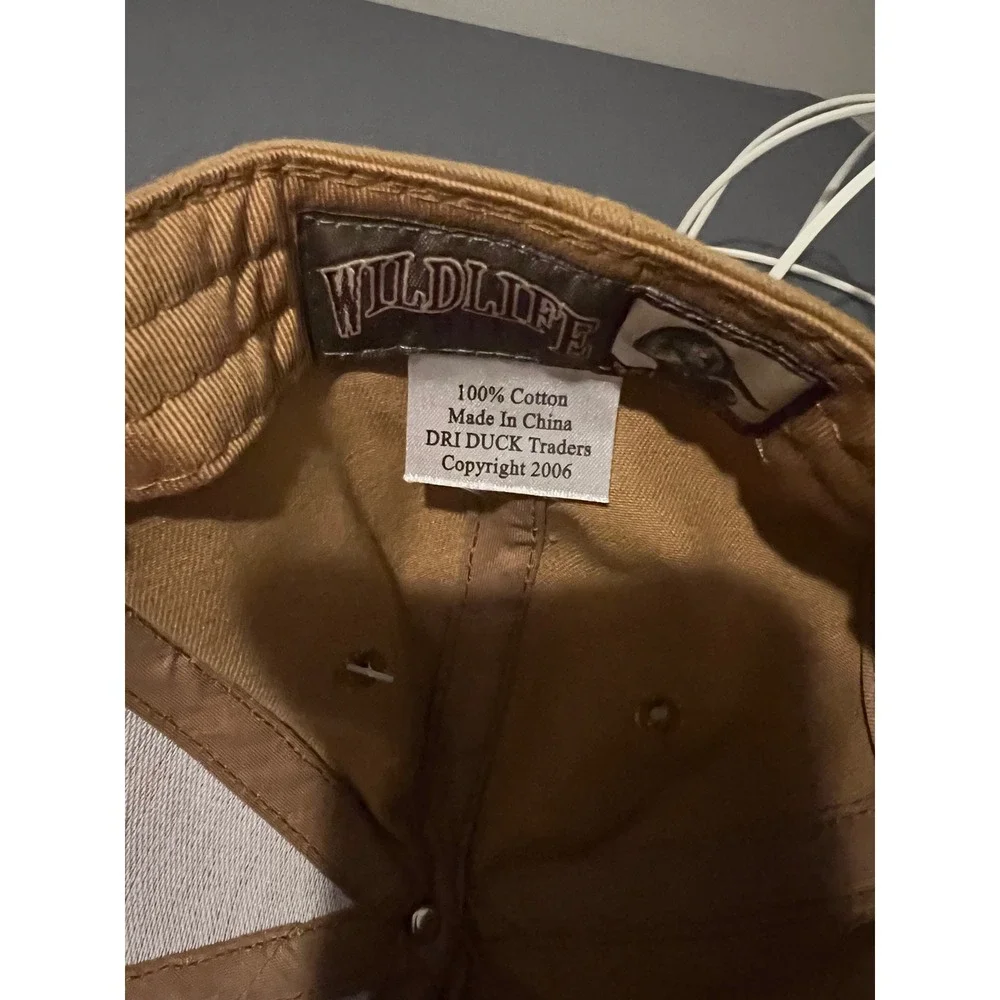Dri Duck Wildlife Series‎ Turkey Embroidered Hat Brown Atwater Advertising NWT